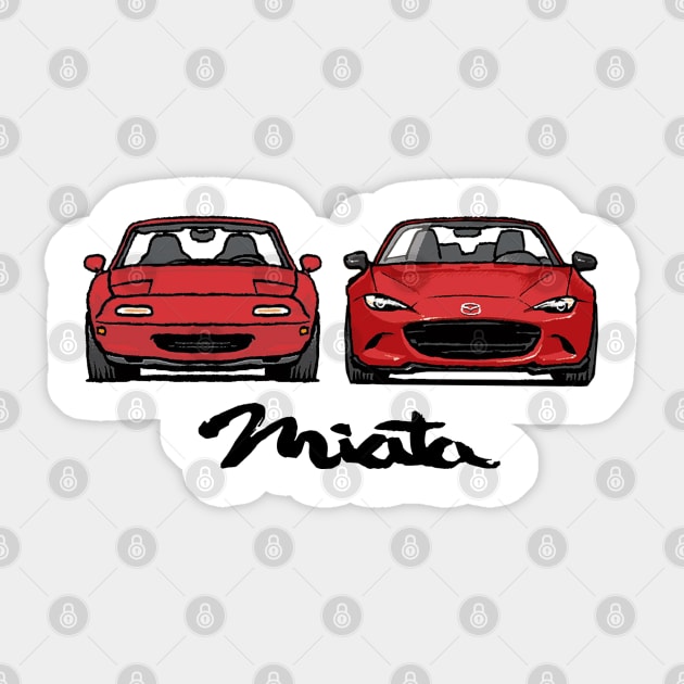 Miata Evolution Sticker by Woreth